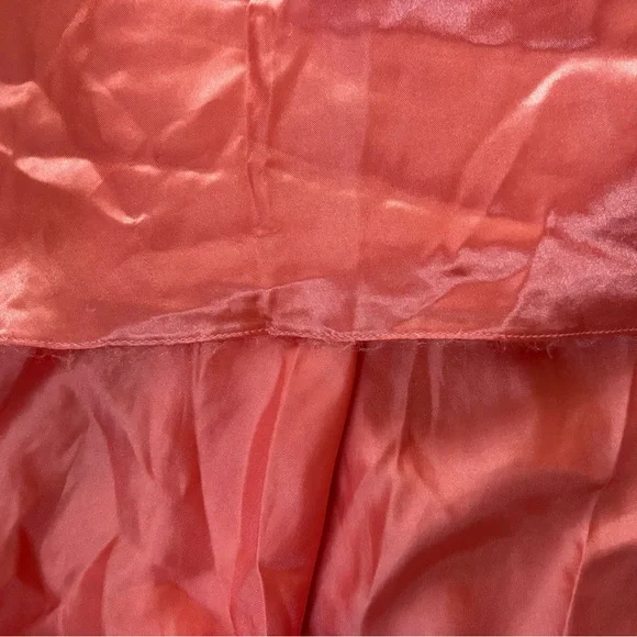 Bicici Coral Orange Beaded Evening Formal Gown - Picture 12 of 12